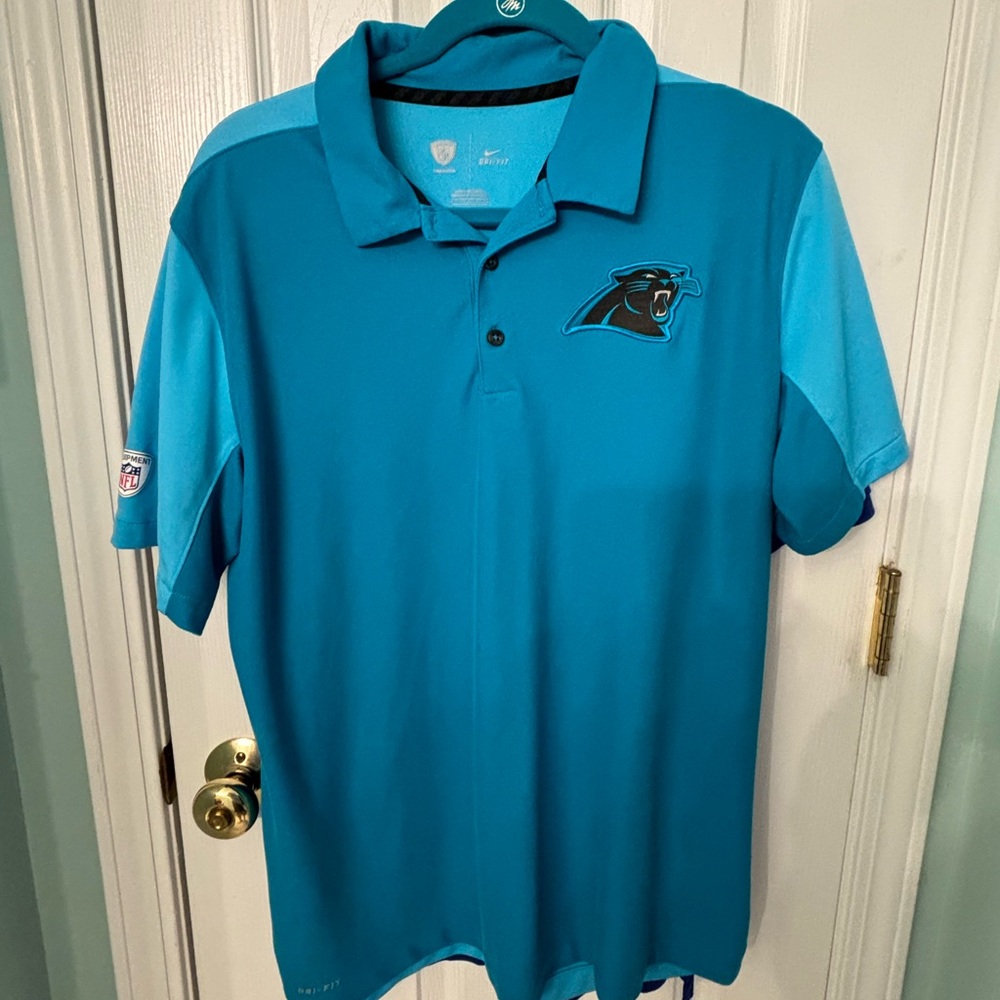 Carolina Panthers Nike polo size large